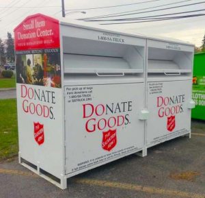 Clothing banks  The Salvation Army